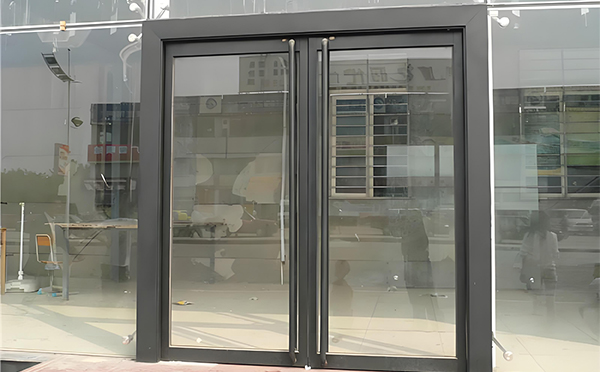 新和玻璃地弹门